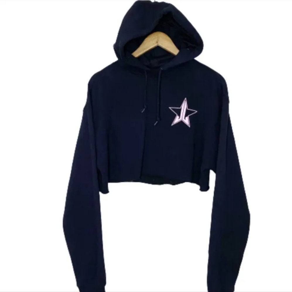 Jeffree Star can't relate cropped hoodie size large